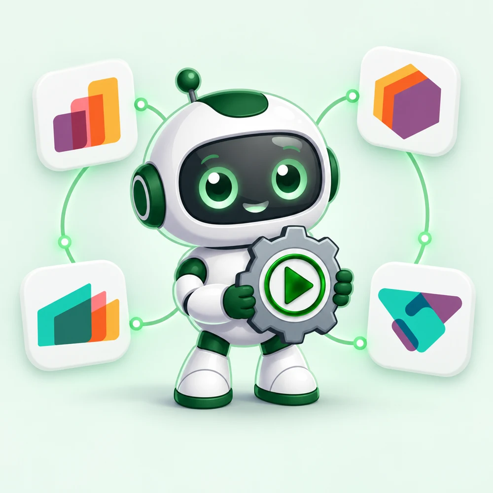 Gestol robot connecting Sales, Inventory, Manufacturing and CRM